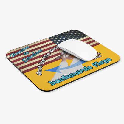 shoot for the stars - Mouse Pad (Rectangle) - (yellow)
