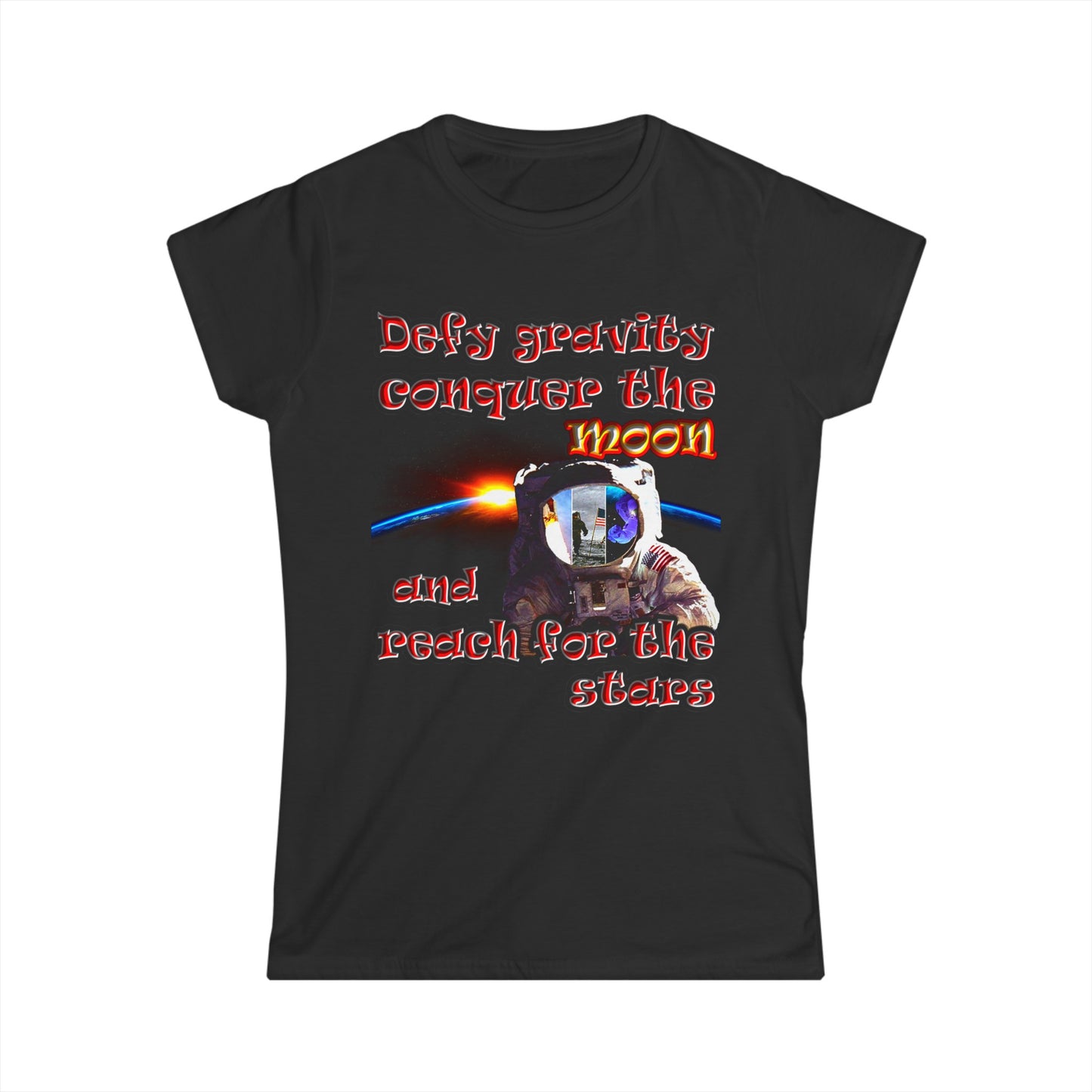 defy conquer reach - Women's Softstyle Tee