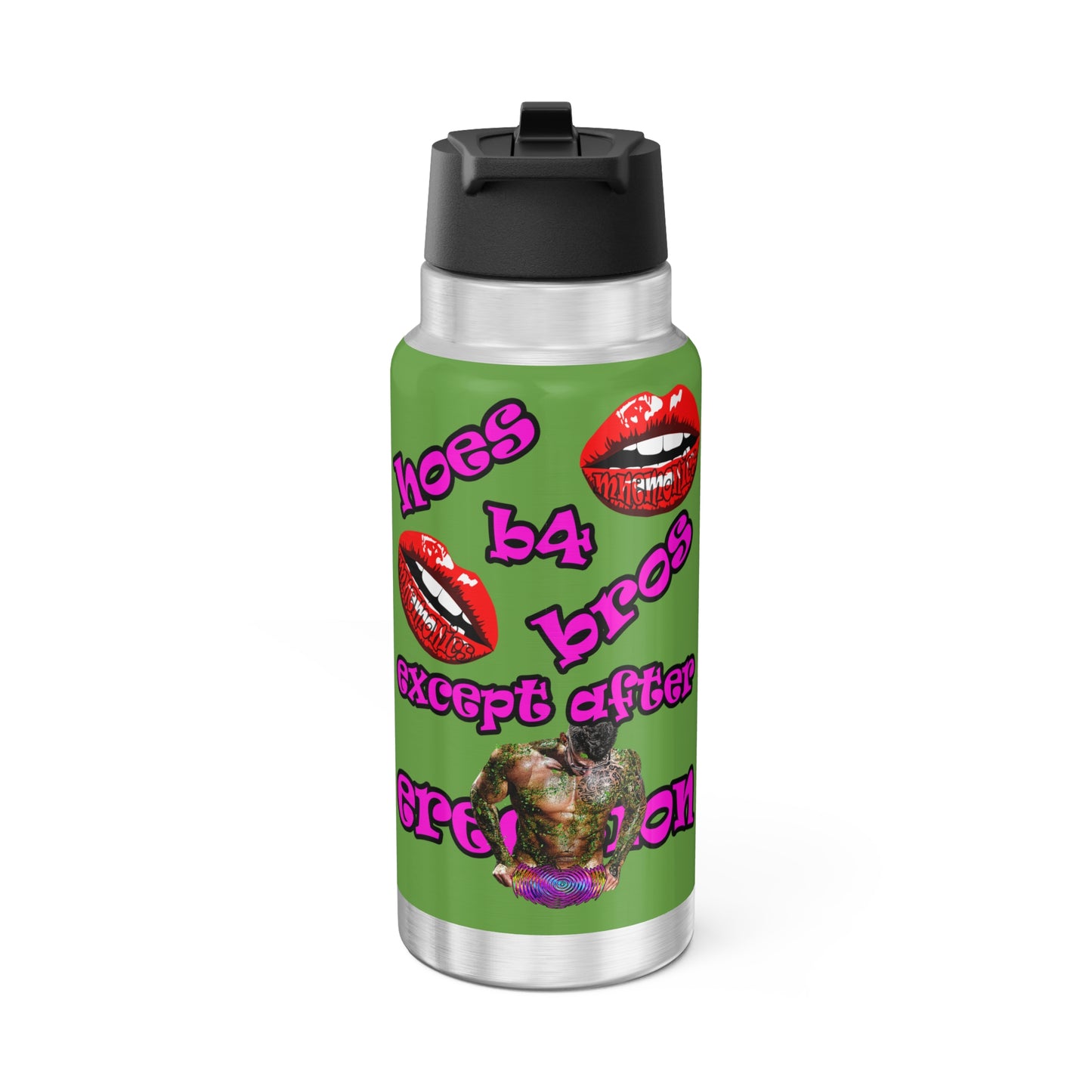 hoes b4 bros - Gator Tumbler, 32oz (green)