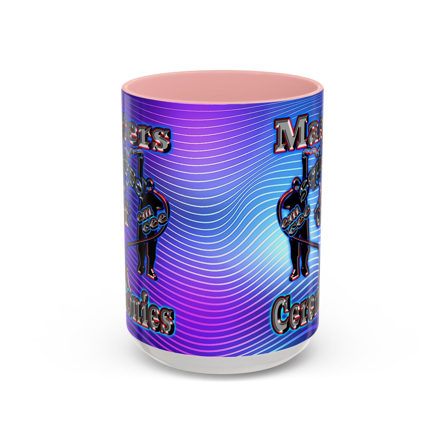 em cee squared - Accent Mug (purple wave)