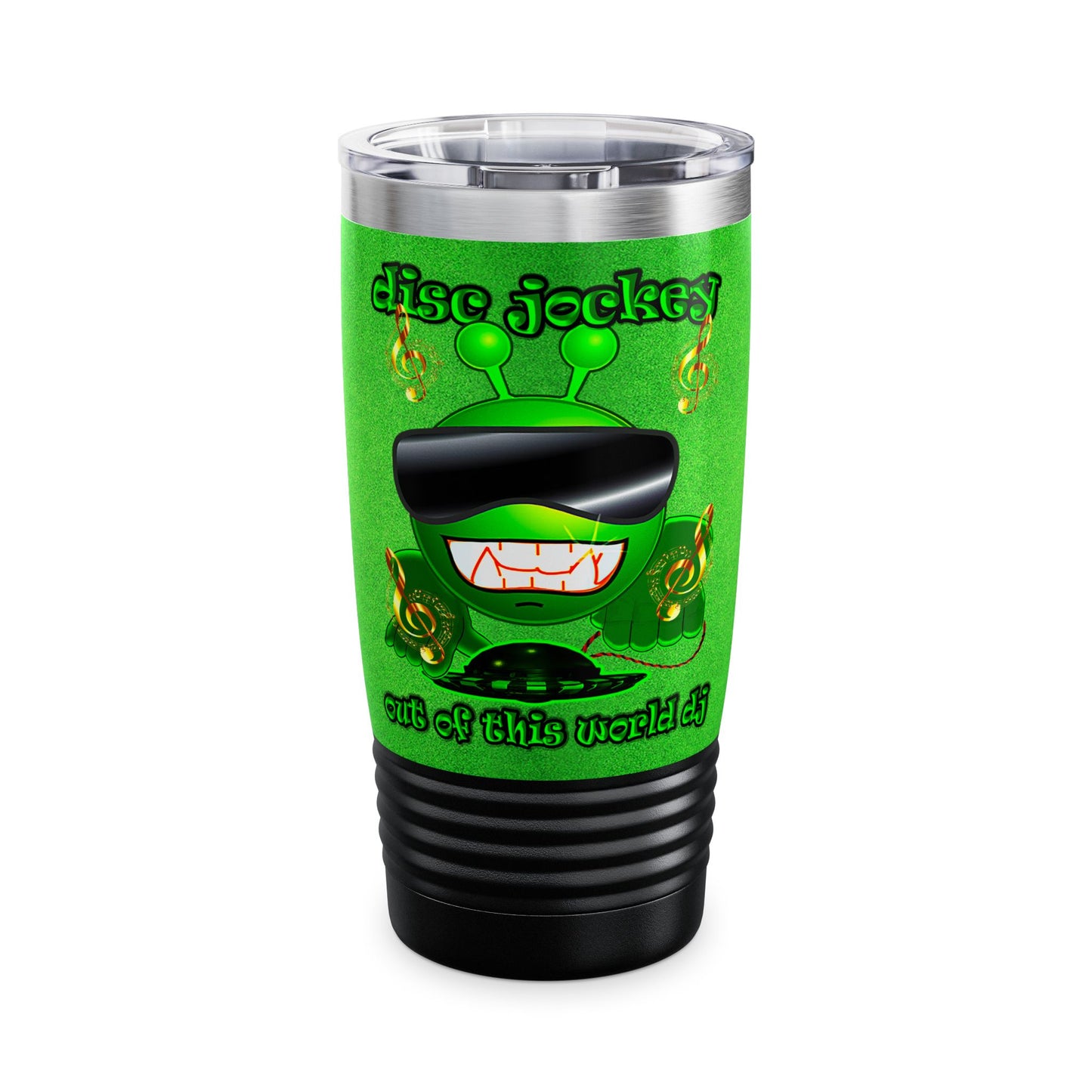 disc jockey - Ringneck Tumbler, 20oz (green turf)
