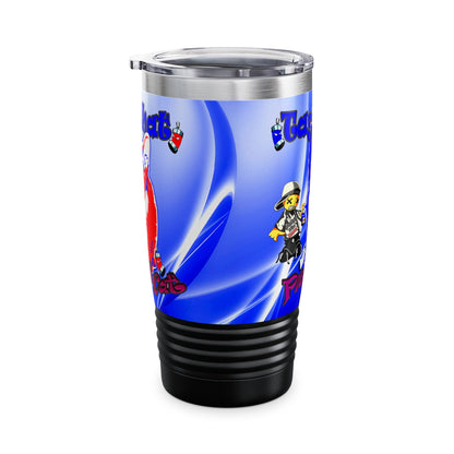 tag that - Ringneck Tumbler, 20oz (blue-white wave)