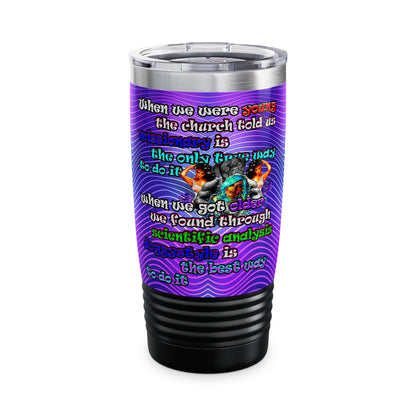 doggystyle - Ringneck Tumbler, 20oz (purple wave)