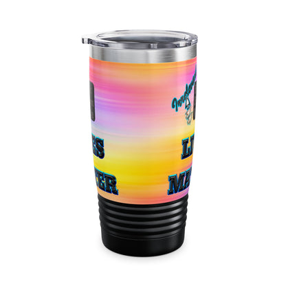 irrelevant - Ringneck Tumbler, 20oz (color blur)