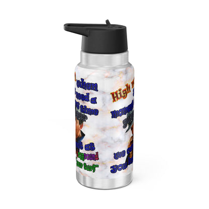 high noon - Gator Tumbler, 32oz  (white marble)