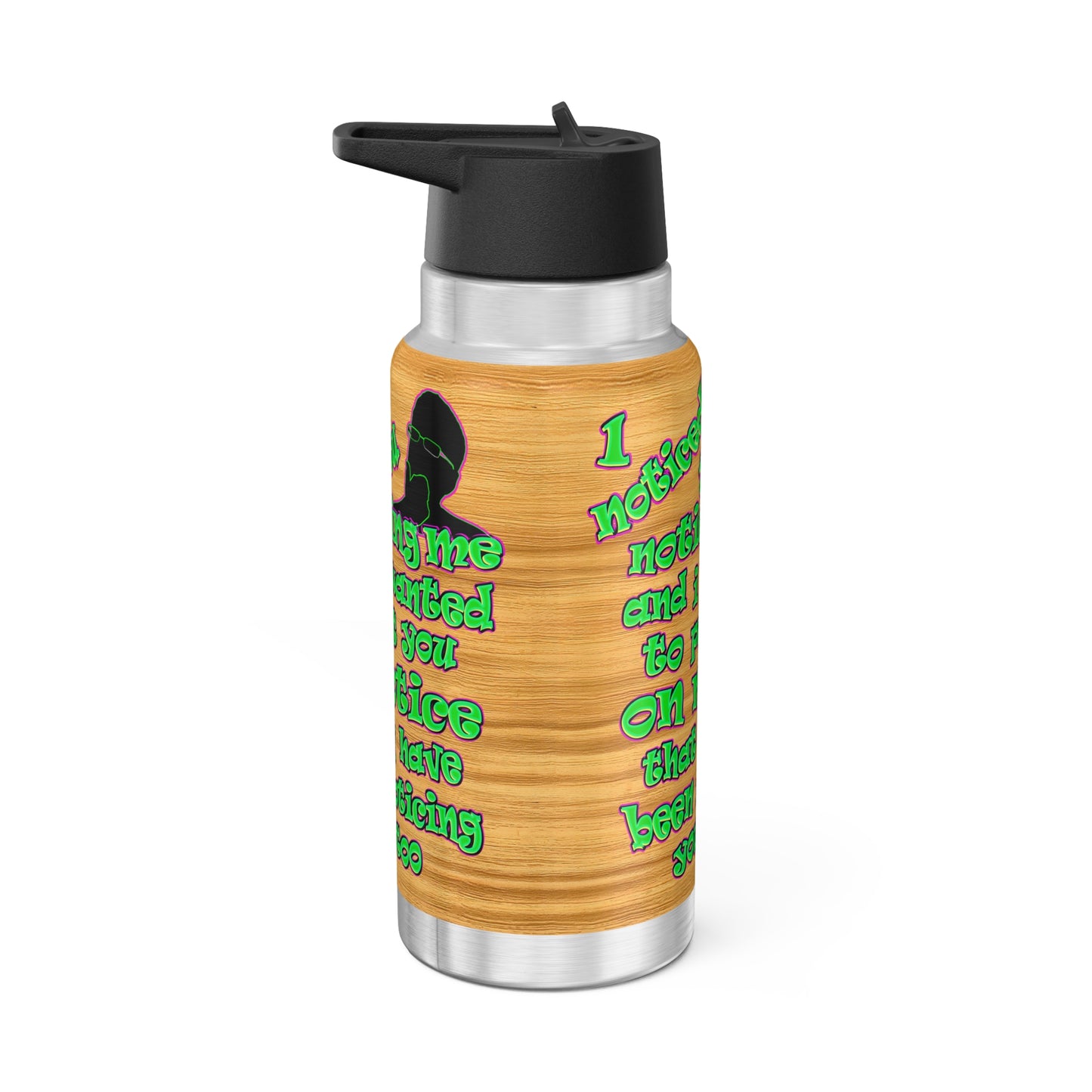 noticed you noticing - Gator Tumbler, 32oz  (butterscotch wood finish)