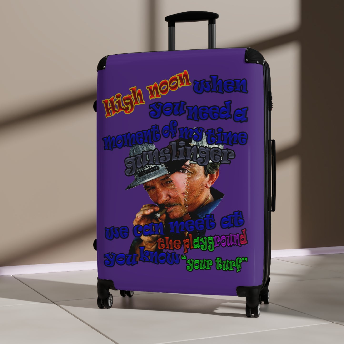 high noon - Suitcase (purple)