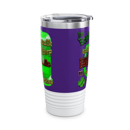 celtics logo - Ringneck Tumbler, 20oz (purple)