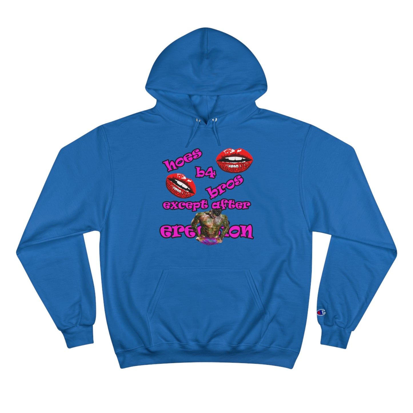 hoes b4 bros - Champion Hoodie
