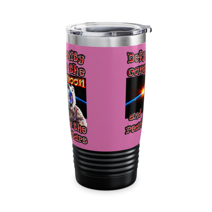 defy conquer reach - Ringneck Tumbler, 20oz (light pink)