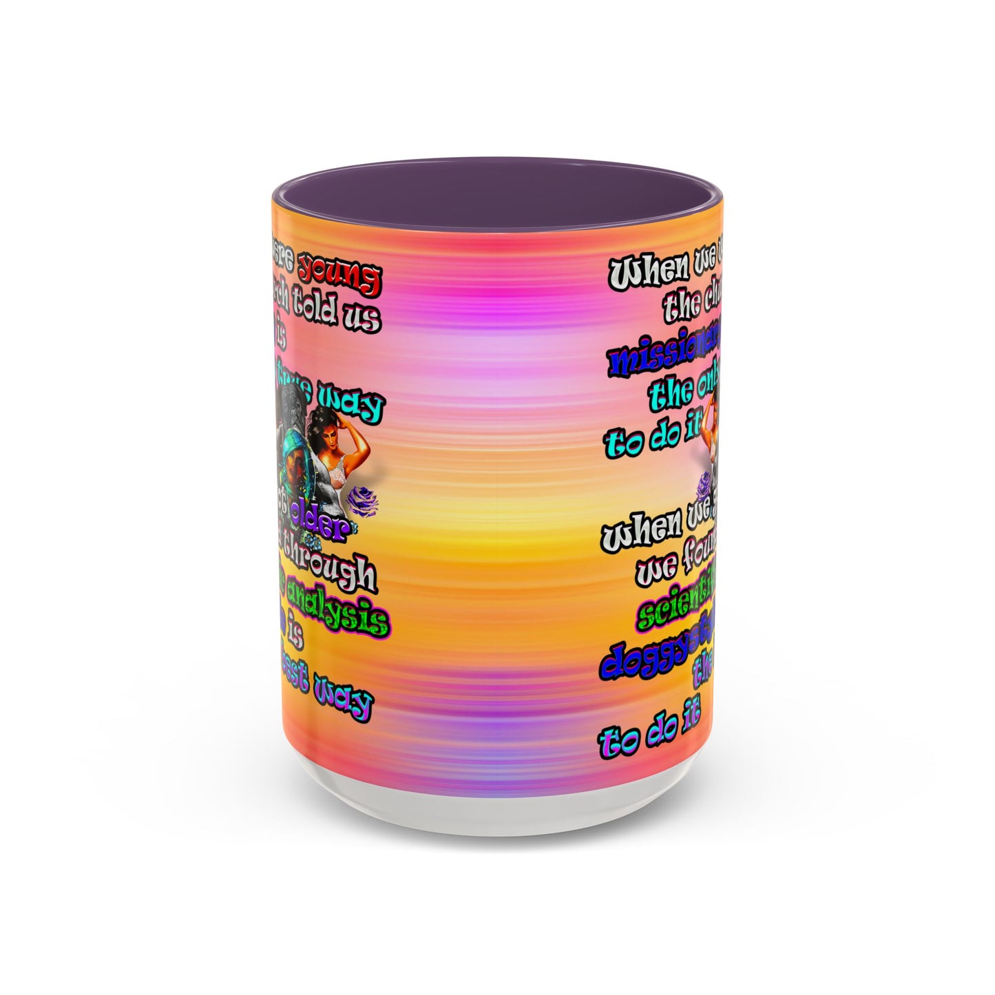 doggystyle - Accent Mug (color blur)