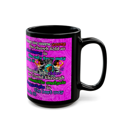 doggystyle - Black Mug (pink swirl)