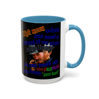 high noon - Accent Mug (black)