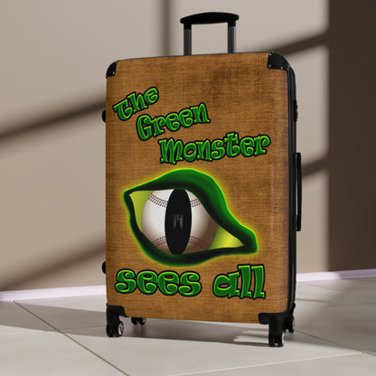 green monster - Suitcase (brown papyrus)