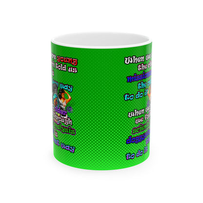doggystyle - White Mug (logo green)