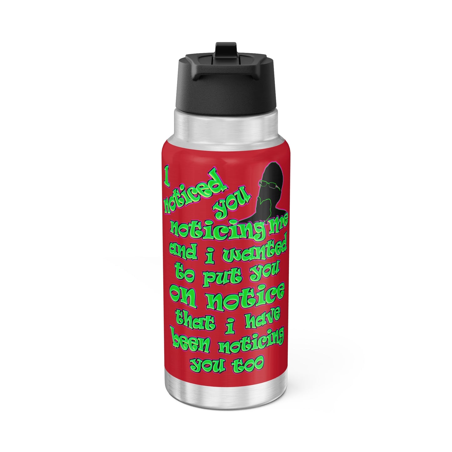 noticed you noticing - Gator Tumbler, 32oz (dark red)