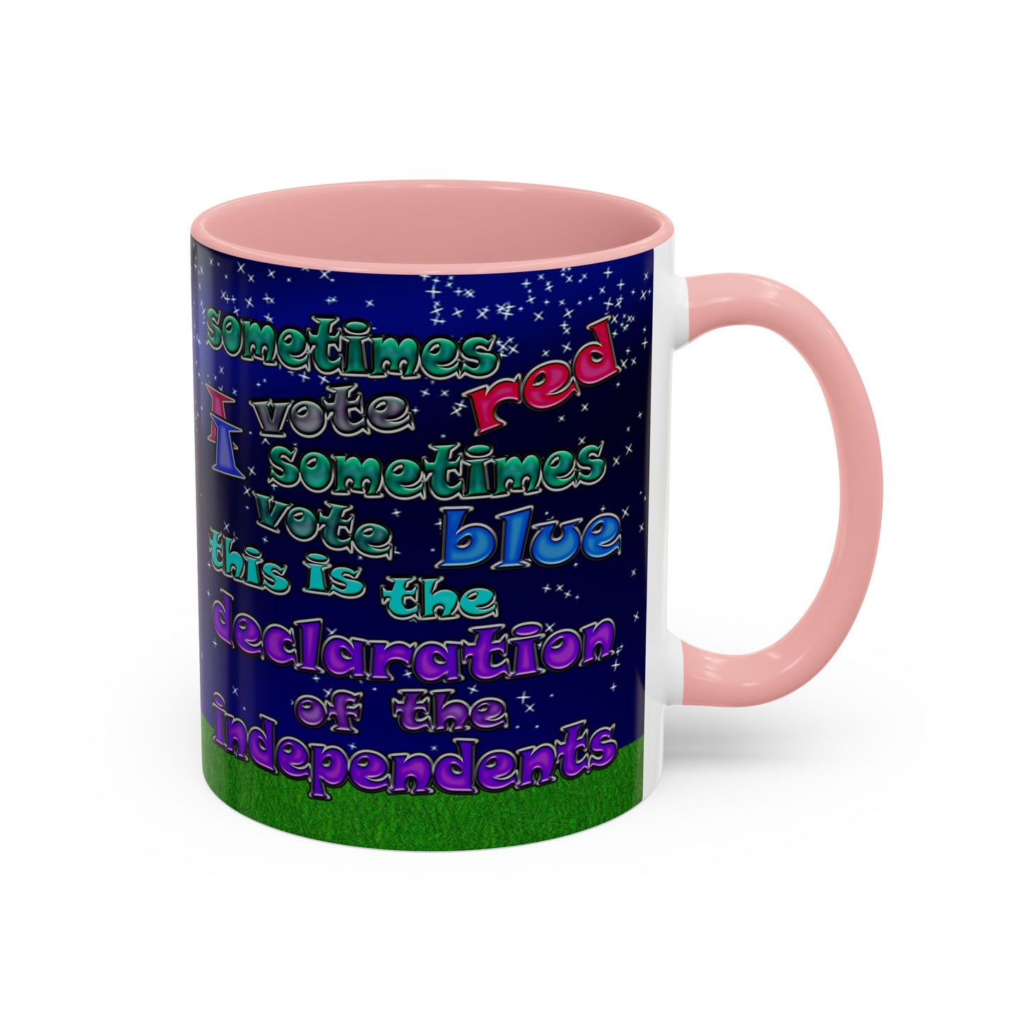 declaration of the independents - Accent Mug ('snoops' background)