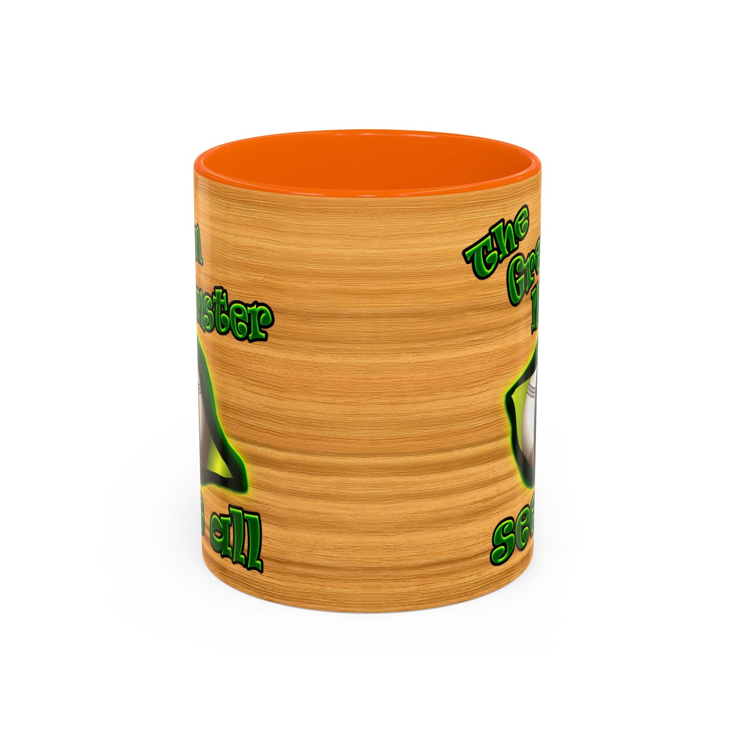 green monster - Accent Mug (butterscotch wood finish)