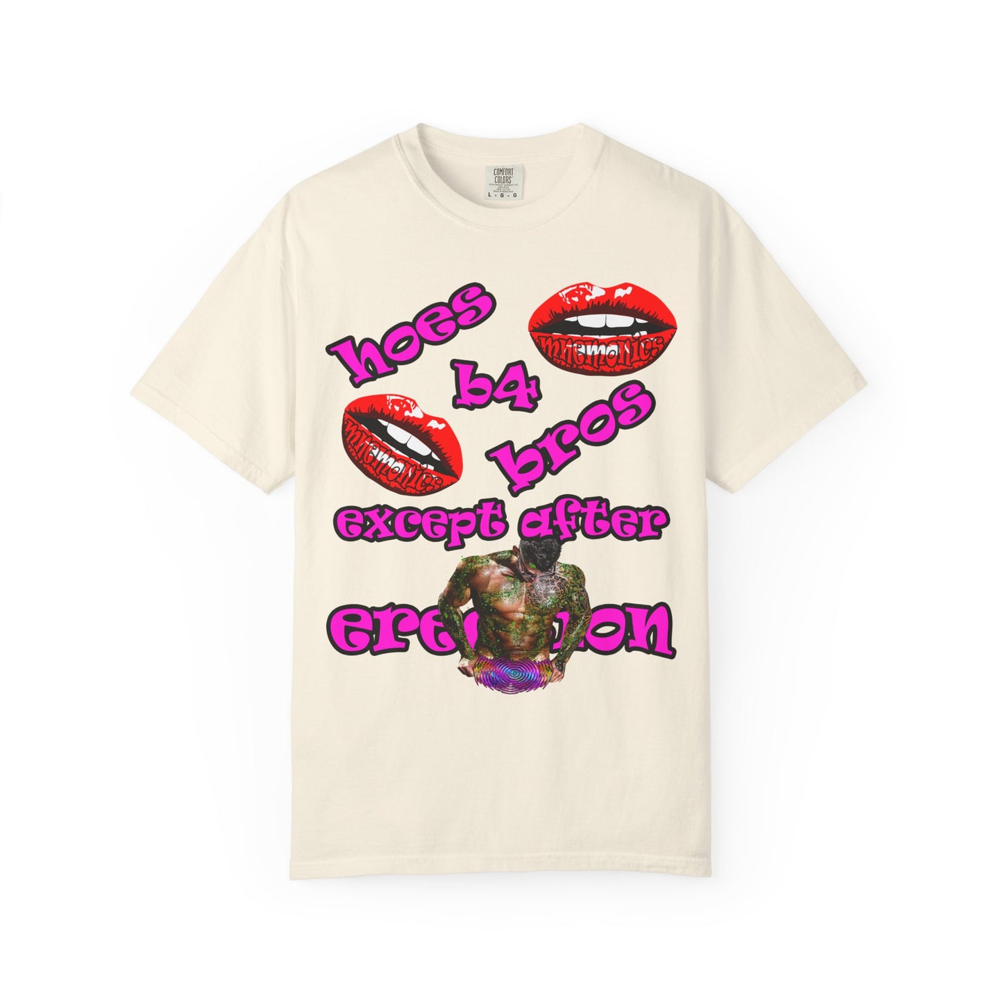 hoes b4 bros - Unisex Garment-Dyed T-shirt