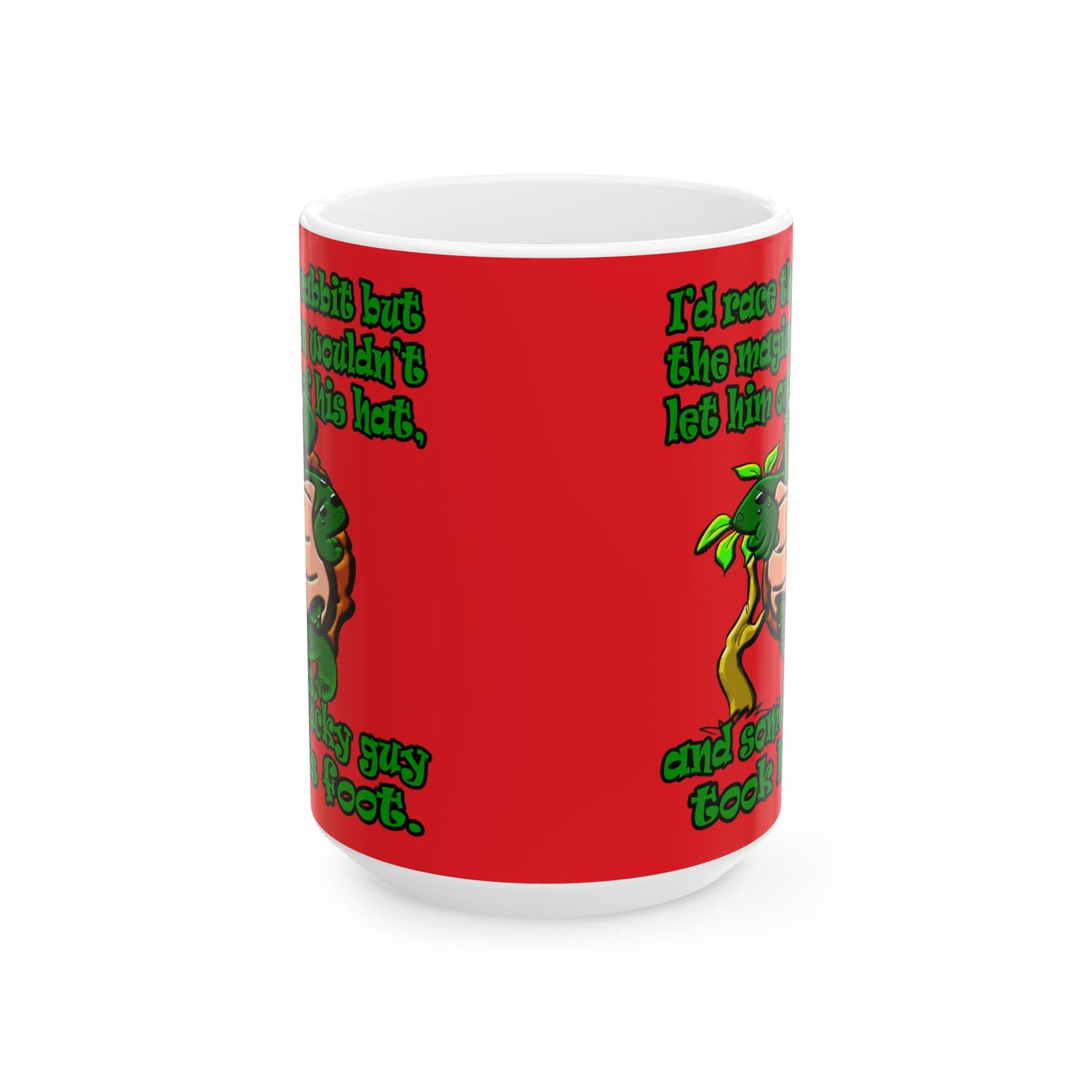 turtle race - White Mug (red)