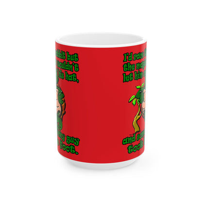 turtle race - White Mug (red)