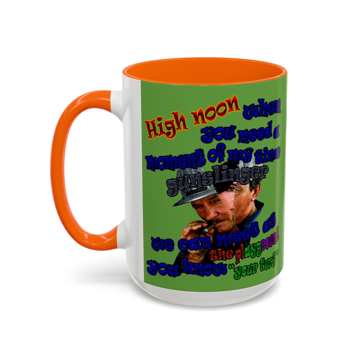 high noon - Accent Mug (green)