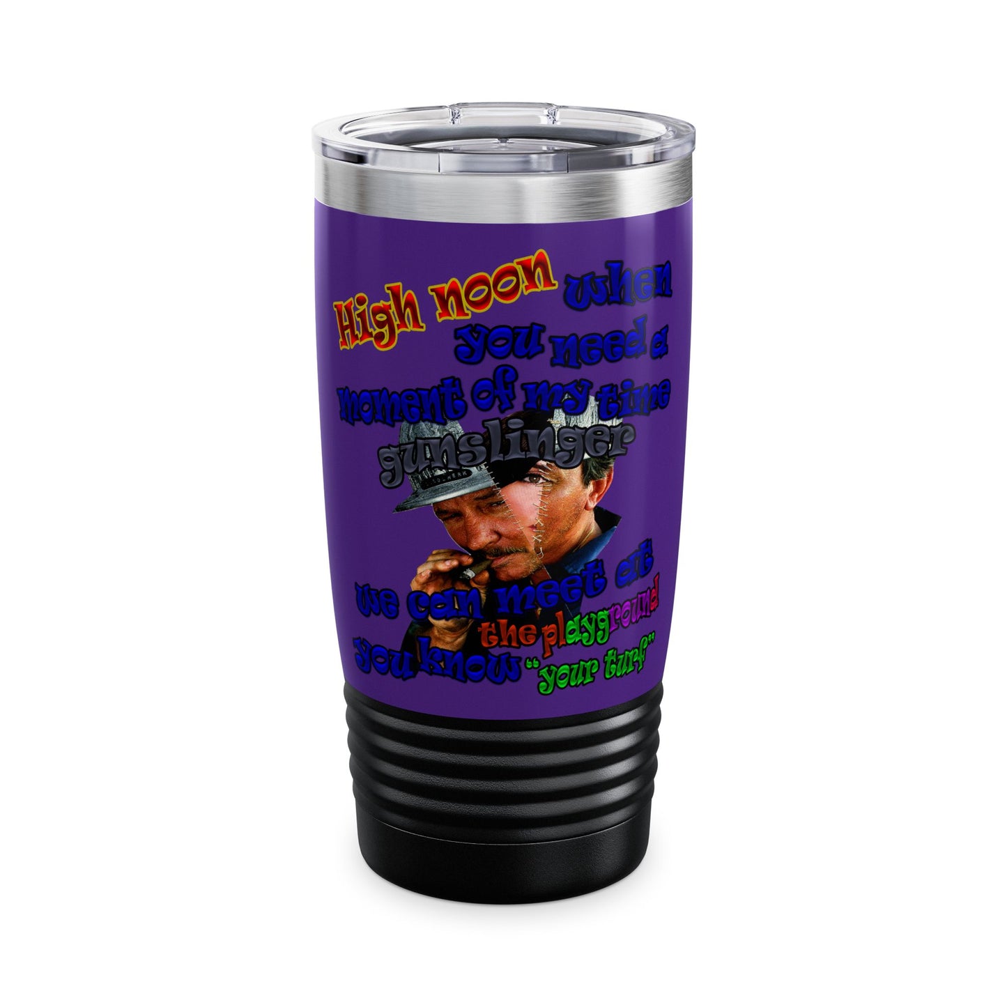 high noon - Ringneck Tumbler, 20oz (purple)