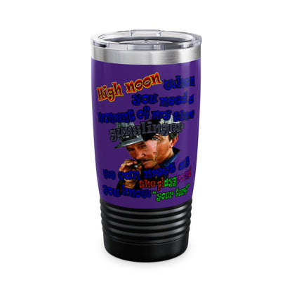 high noon - Ringneck Tumbler, 20oz (purple)