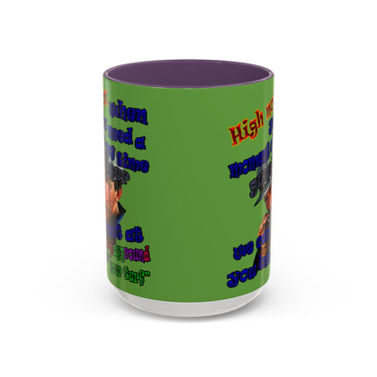 high noon - Accent Mug (green)