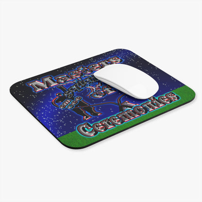 em cee squared - Mouse Pad (Rectangle) ('snoops' background)