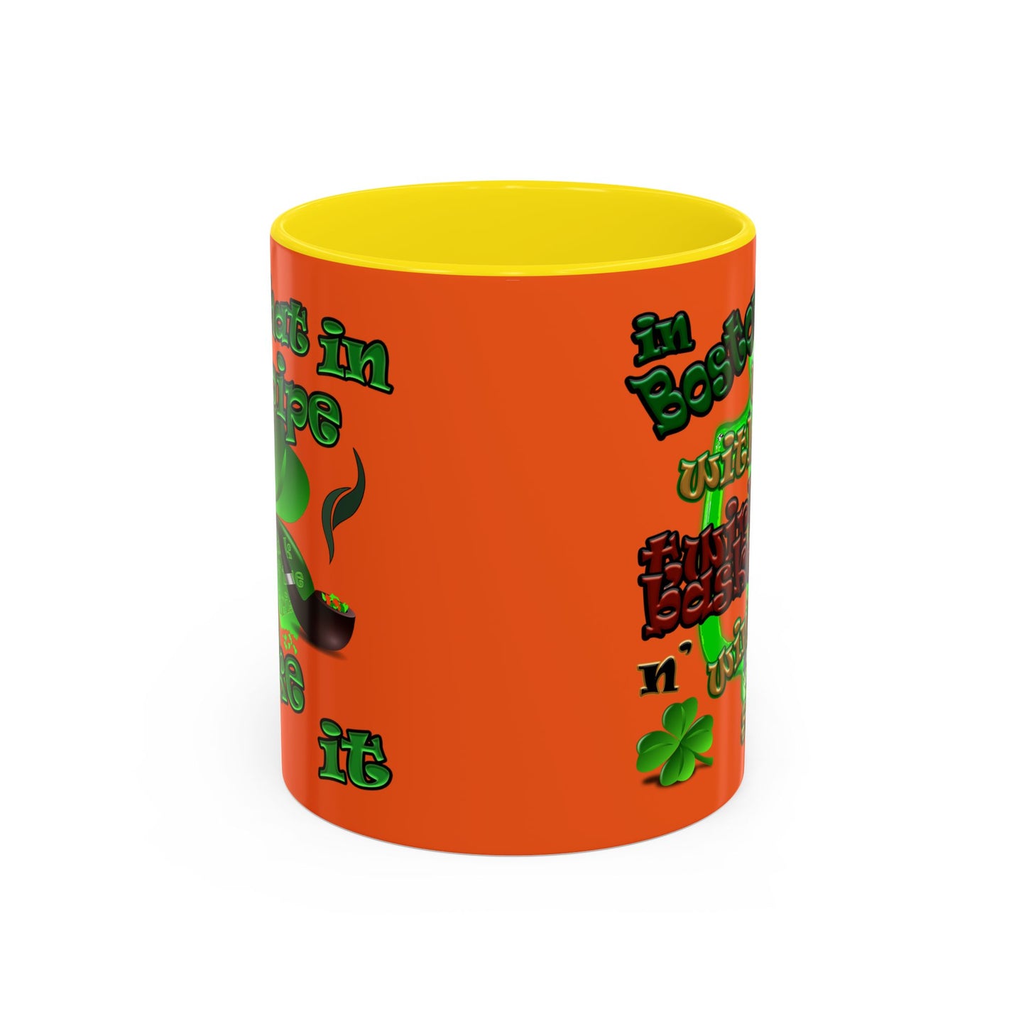 celtics logo - Accent Mug (orange)