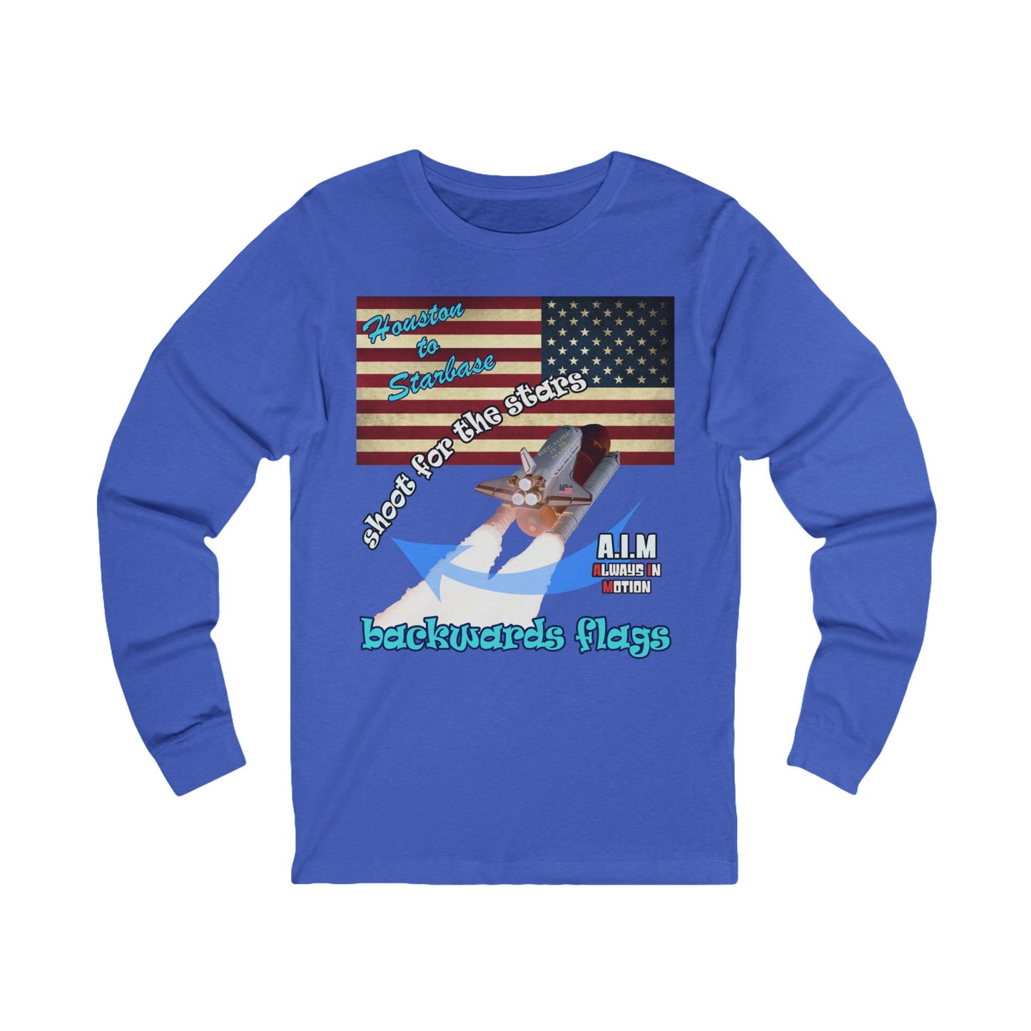 shoot for the stars - Unisex Jersey Long Sleeve Tee