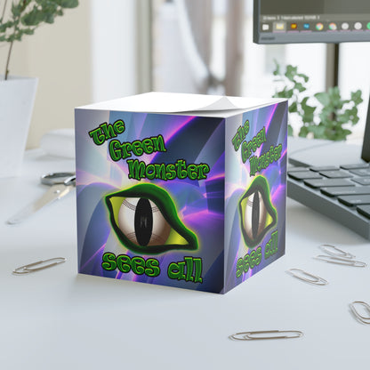 green monster - note cube (grey-pink wave)