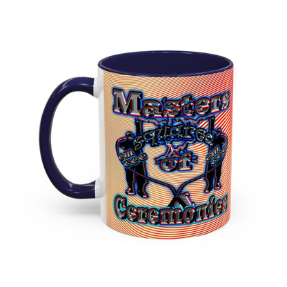 em cee squared - Accent Mug (yellow-orange wave)