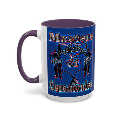 em cee squared - Accent Mug (dark blue)
