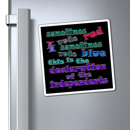 declaration of the independents - Magnets - (black)