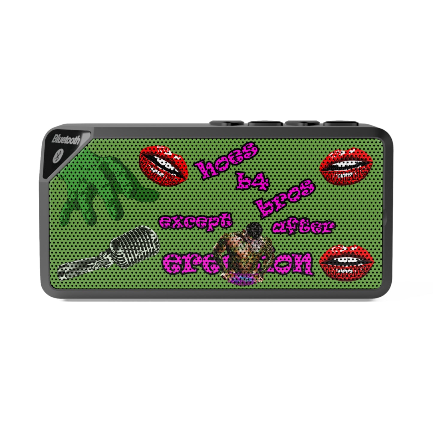 hoes b4 bros - Jabba Bluetooth Speaker (green)