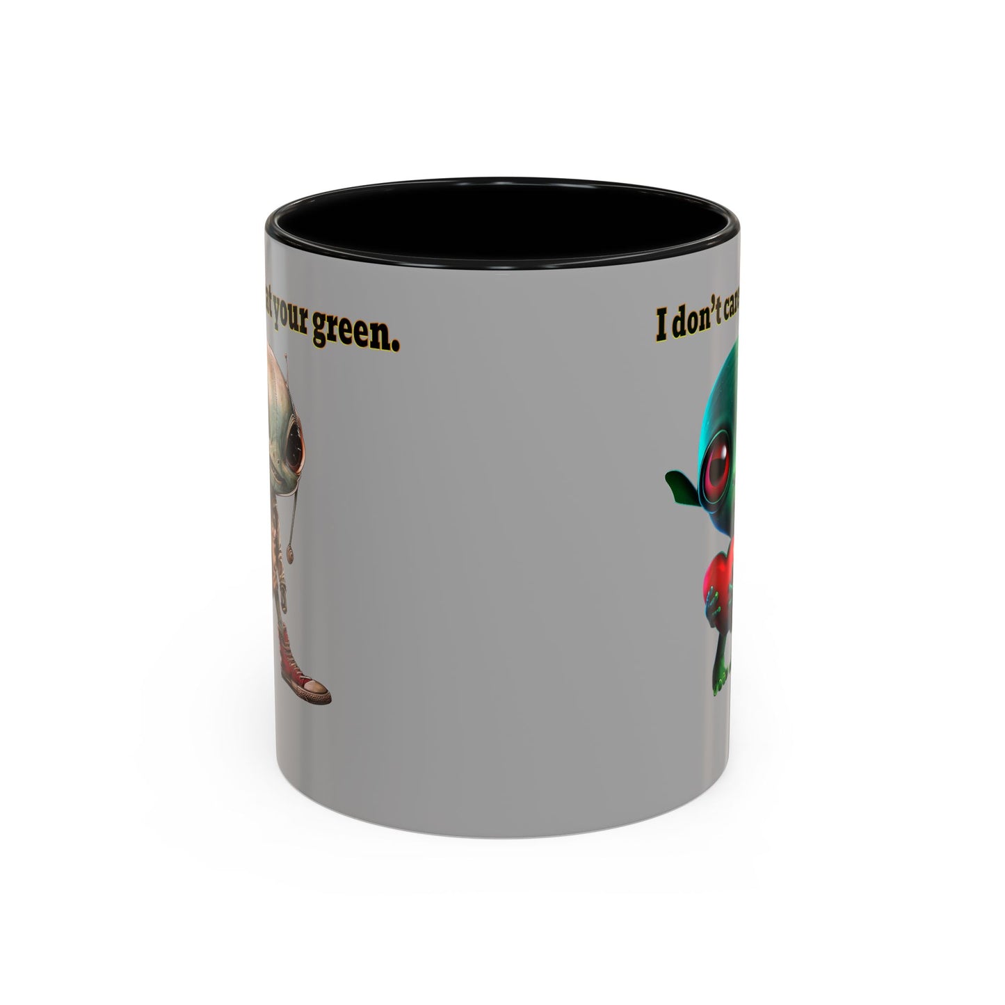 I don't care that your grey - Accent Mug (light grey)