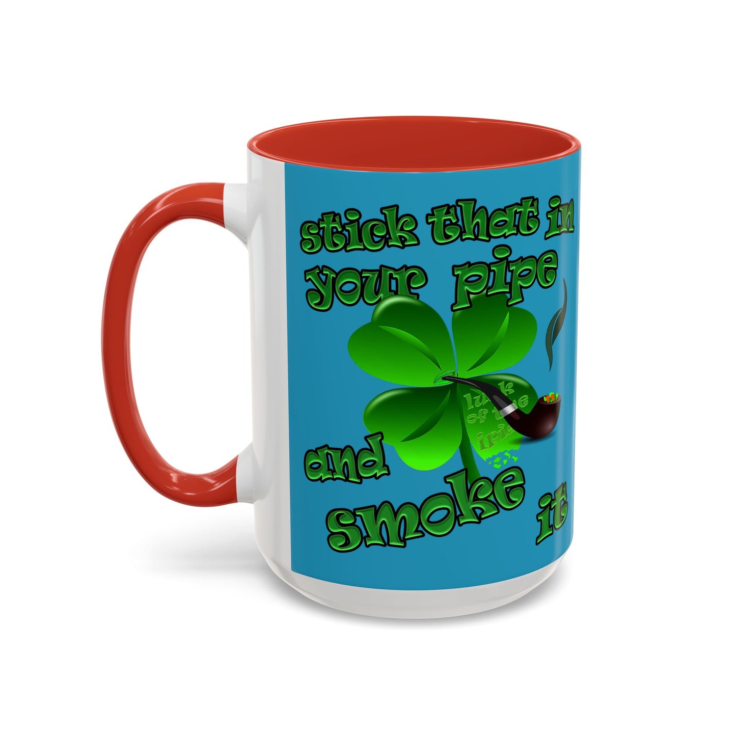 celtics logo - Accent Mug (turquoise)