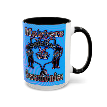 em cee squared - Accent Mug (light blue-purple wave)