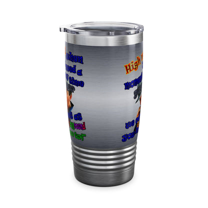 high noon - Ringneck Tumbler, 20oz (brushed nickel)