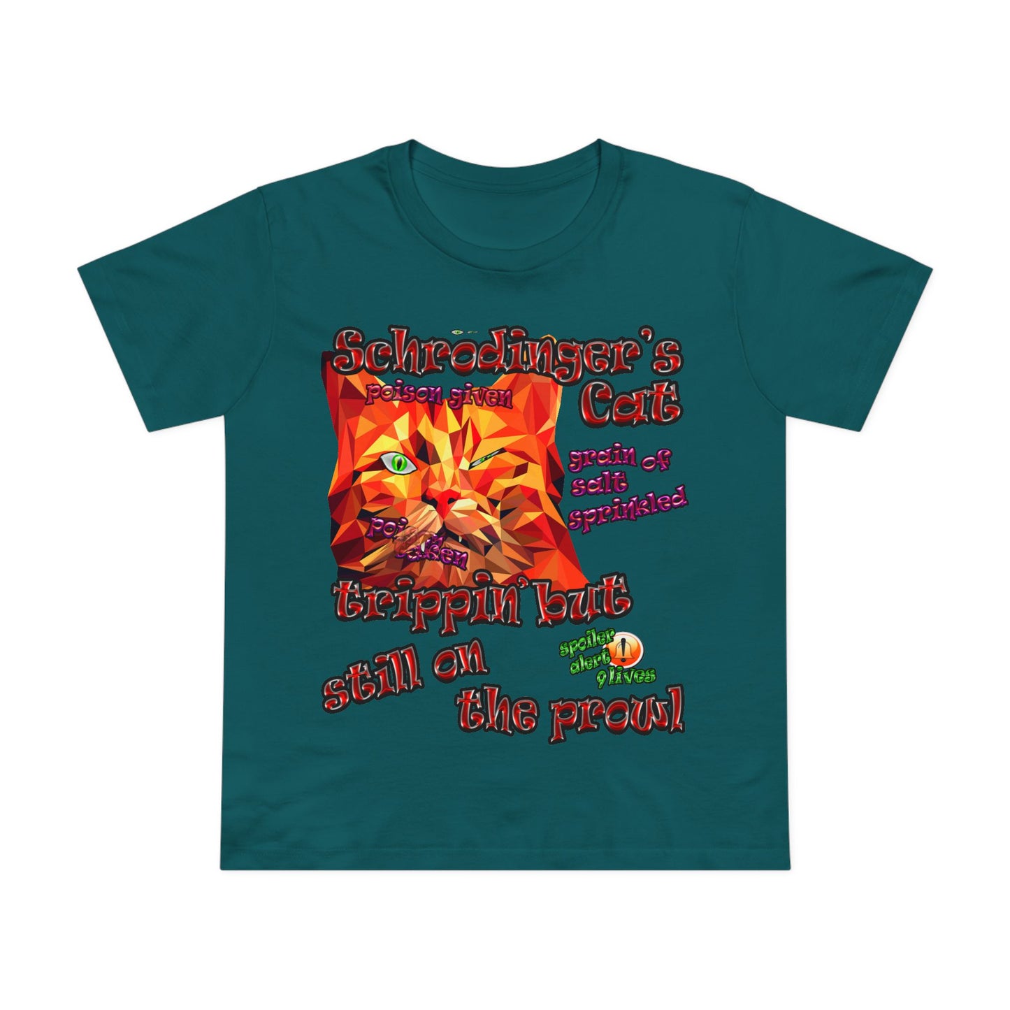 schrodinger's cat - Women’s Maple Tee