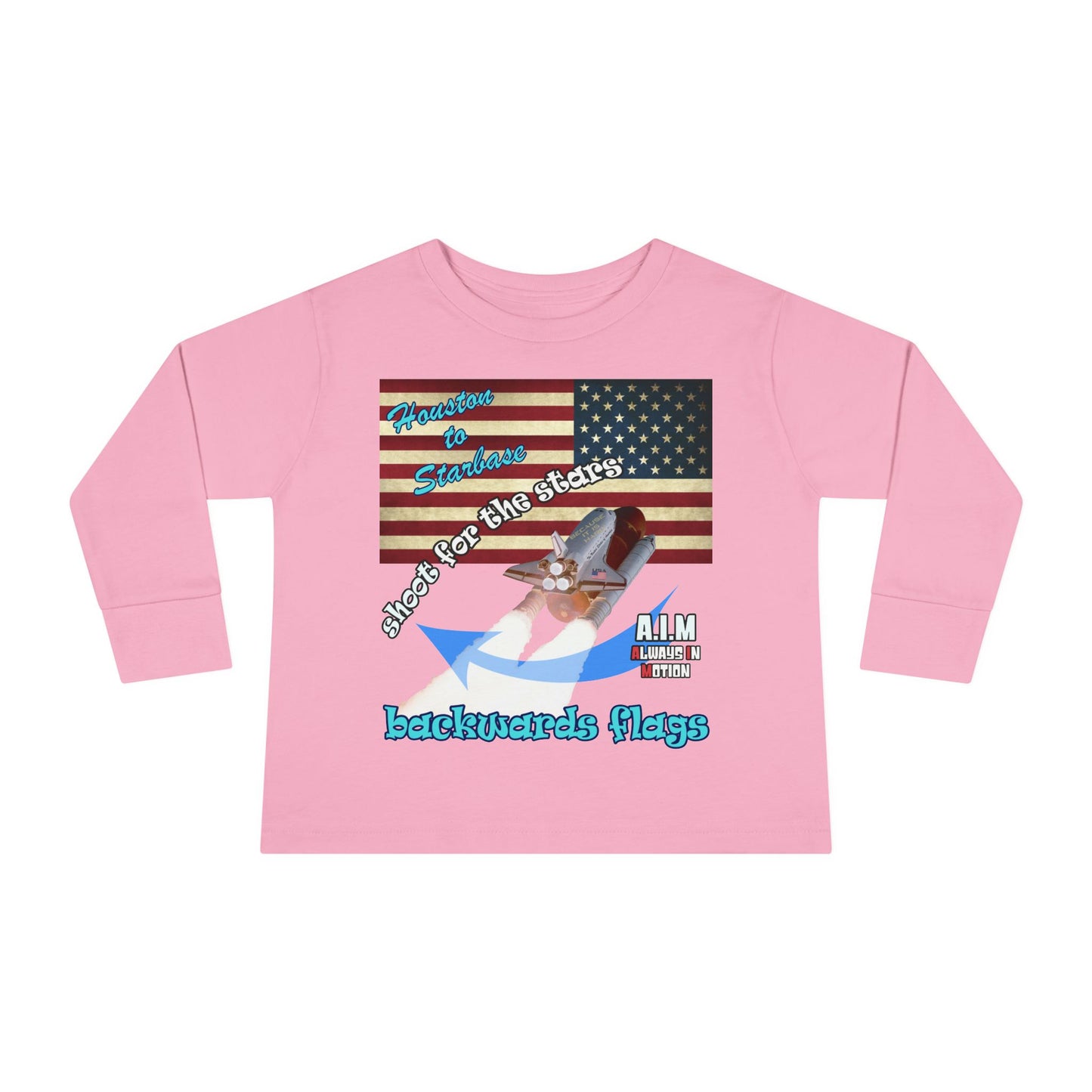 shoot for the stars - Toddler Long Sleeve Tee