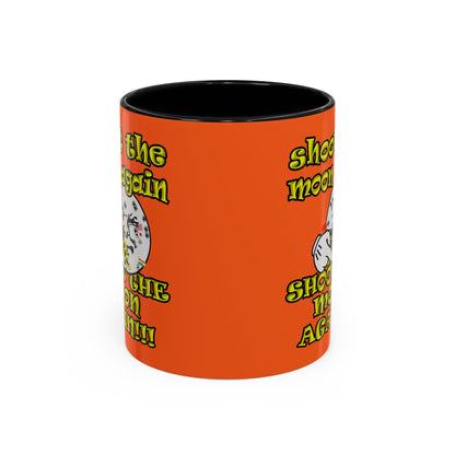 shoot the moon again - Accent Mug (orange)