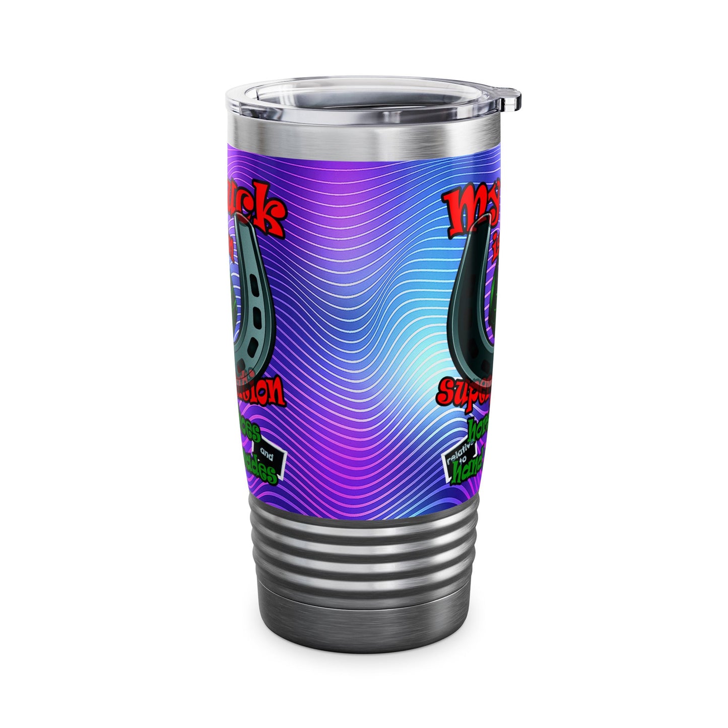 my luck - Ringneck Tumbler, 20oz (purple wave)