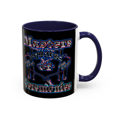 em cee squared - Accent Mug (black)
