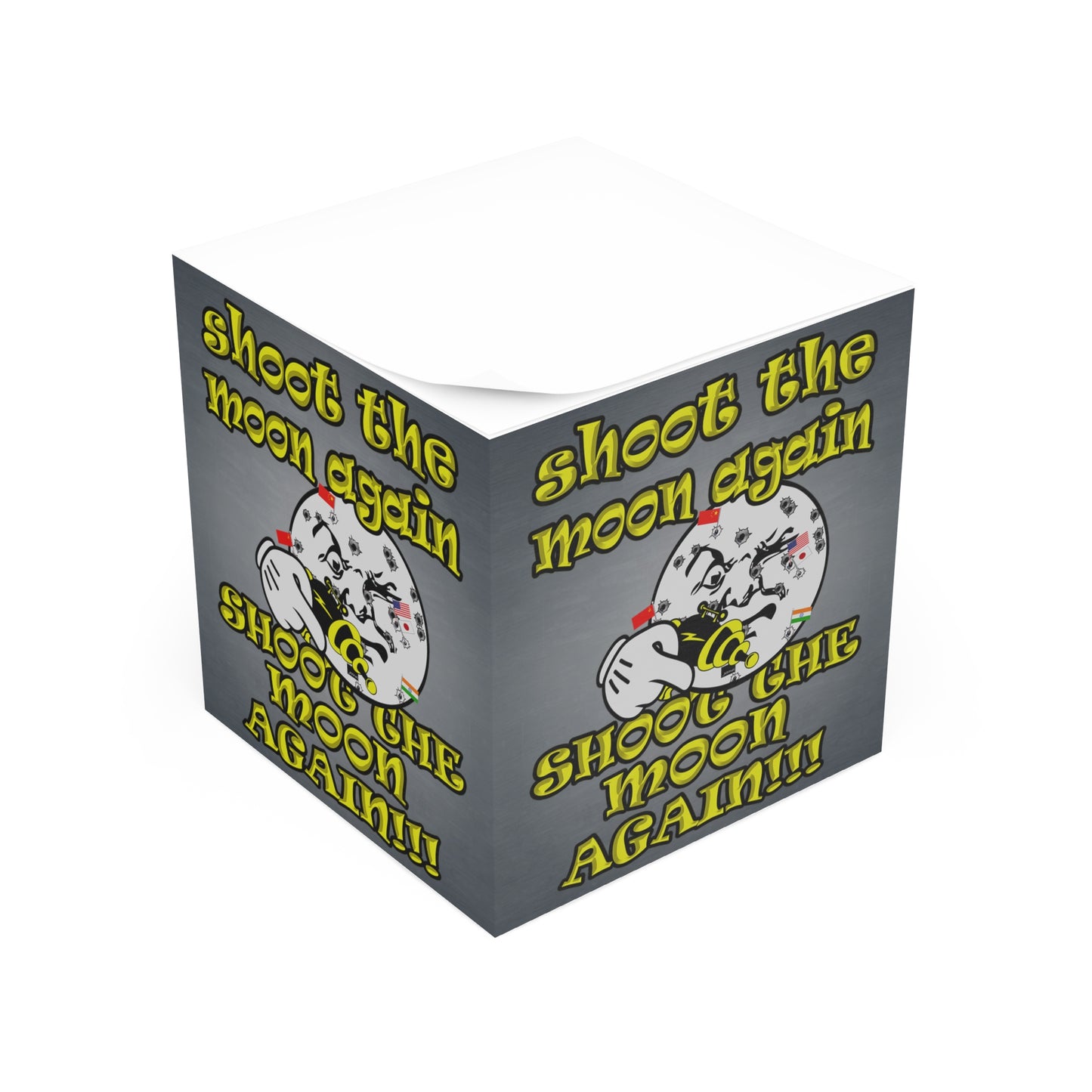 shoot the moon again - note cube (grey-light grey)