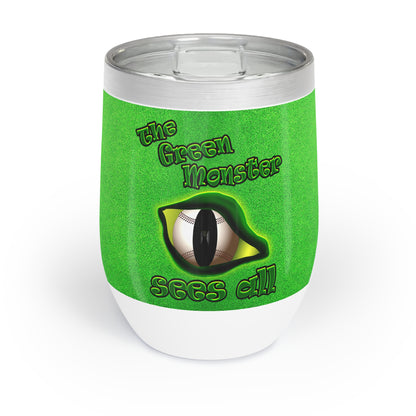 green monster - Chill Wine Tumbler (green turf)