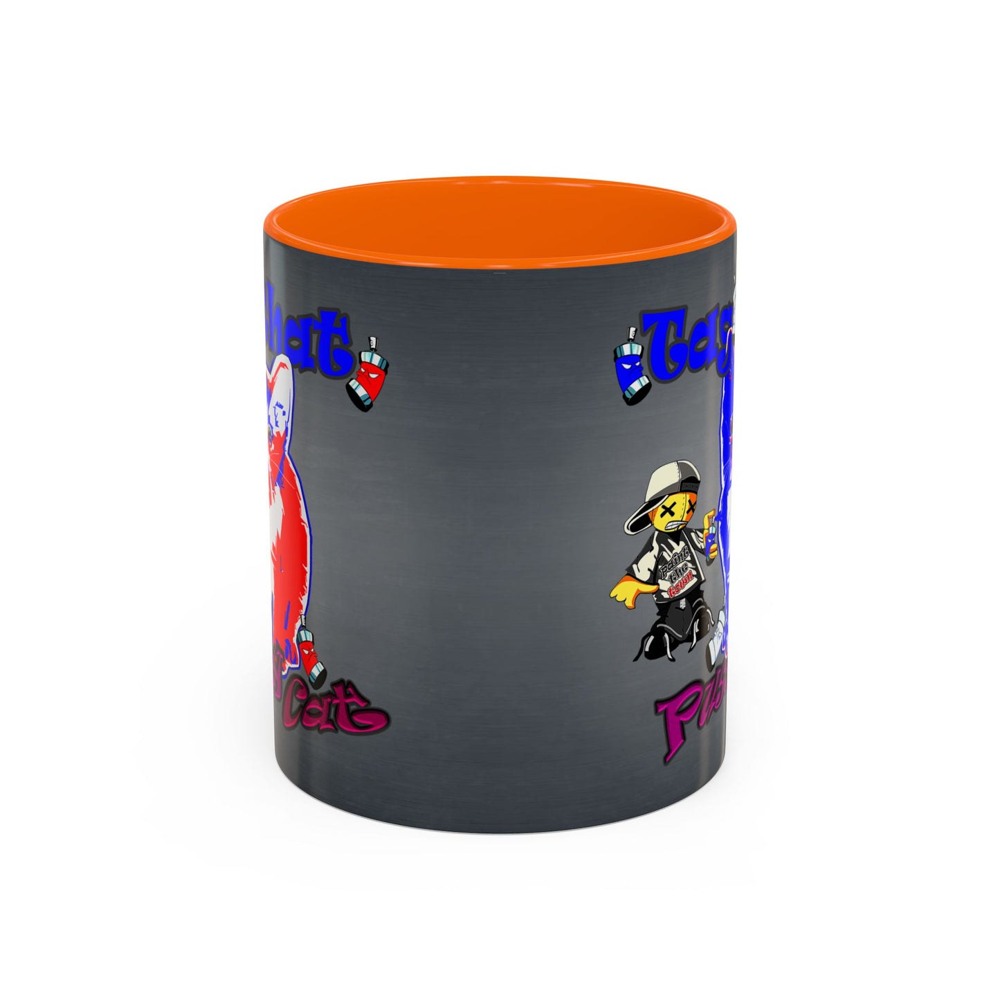 tag that - Accent Mug (grey-light grey)