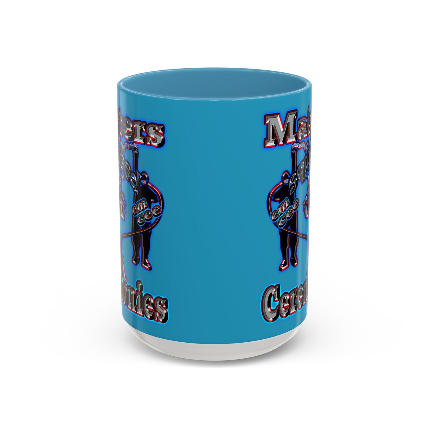 em cee squared - Accent Mug (turquoise)